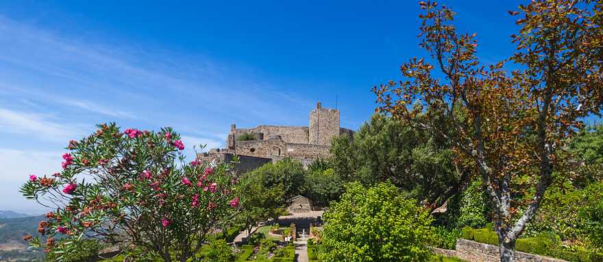 Fortress and gardens in Marvao, Portugal