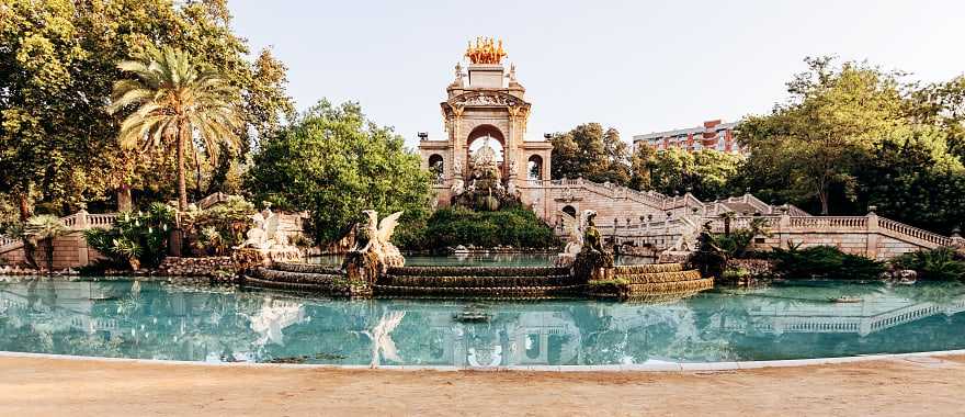 The Cascade Monumental in Barcelona, Spain. 