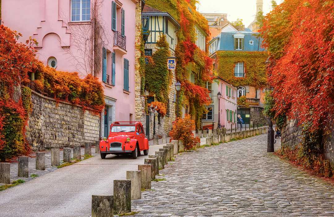 Montmartre in Paris, France