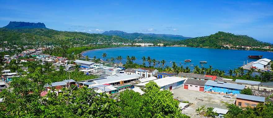 View of Baracoa in Cuba 