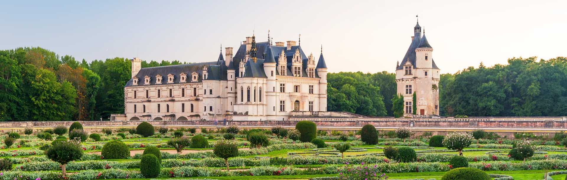 Chateau de Chenonceau in the Loire Valley, France.