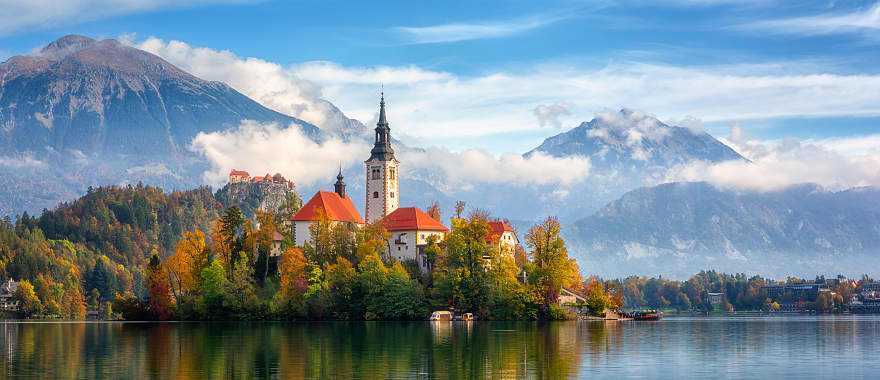 Bled Castle in Slovenia.