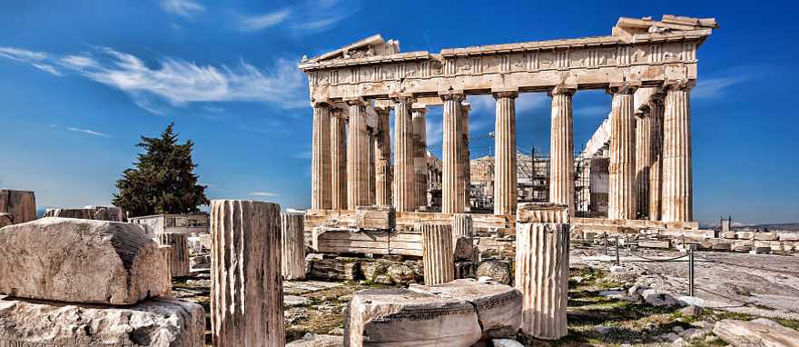 Parthenon Temple on the Acropolis in Greece Parthenon Temple on the Acropolis in Greece