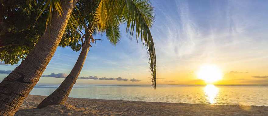 Enjoy a romantic beach picnic with your partner on a desert island in Fiji