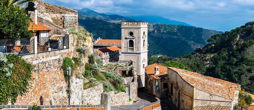 Savoca in Sicily, Italy, served as the stand in for Corleone during the filming of the Godfather