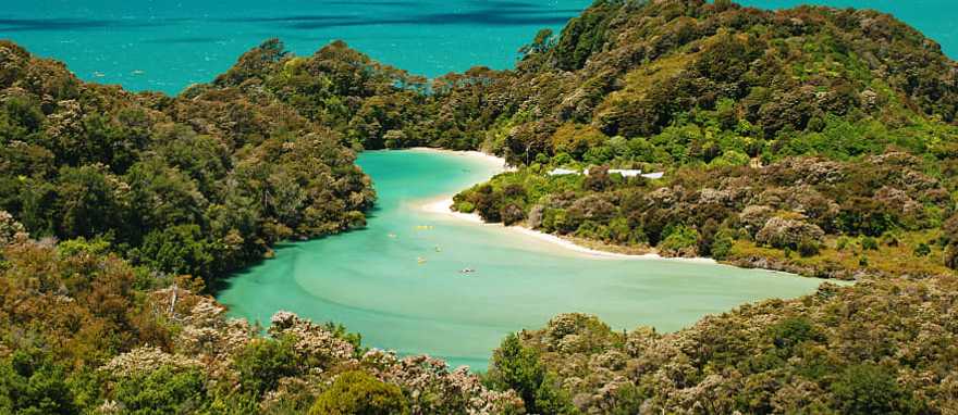 Frenchman Bay Lagoon at Abel Tasman National Park