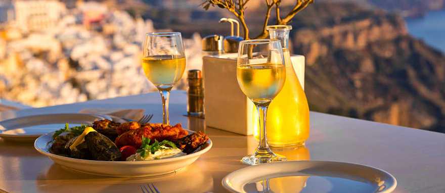 Indulge in the islands’ savory food and wine