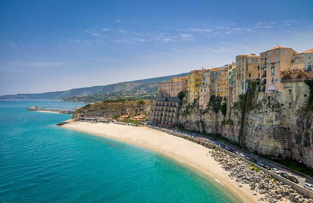 Tropea Beach in Calabria, Italy