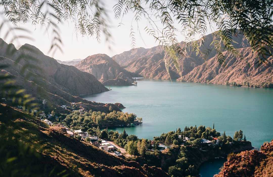 Embalse of San Rafael in Mendoza, Argentina. 