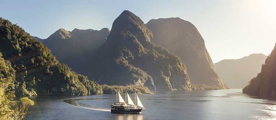 Doubtful Sound in Fiordland.  Photo courtesy of Miles Holden / Tourism New Zealand