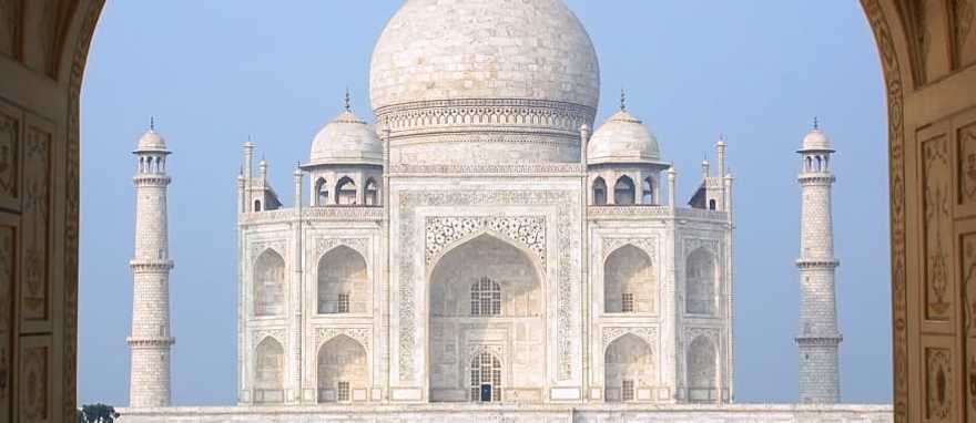 The Taj Mahal in Agra, India The Taj Mahal in Agra, India