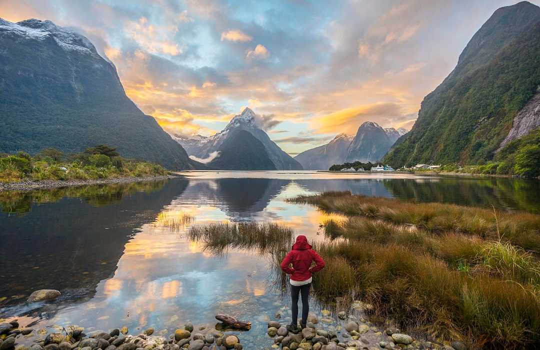 Milford Sound in Fiordland National Park, New Zealand