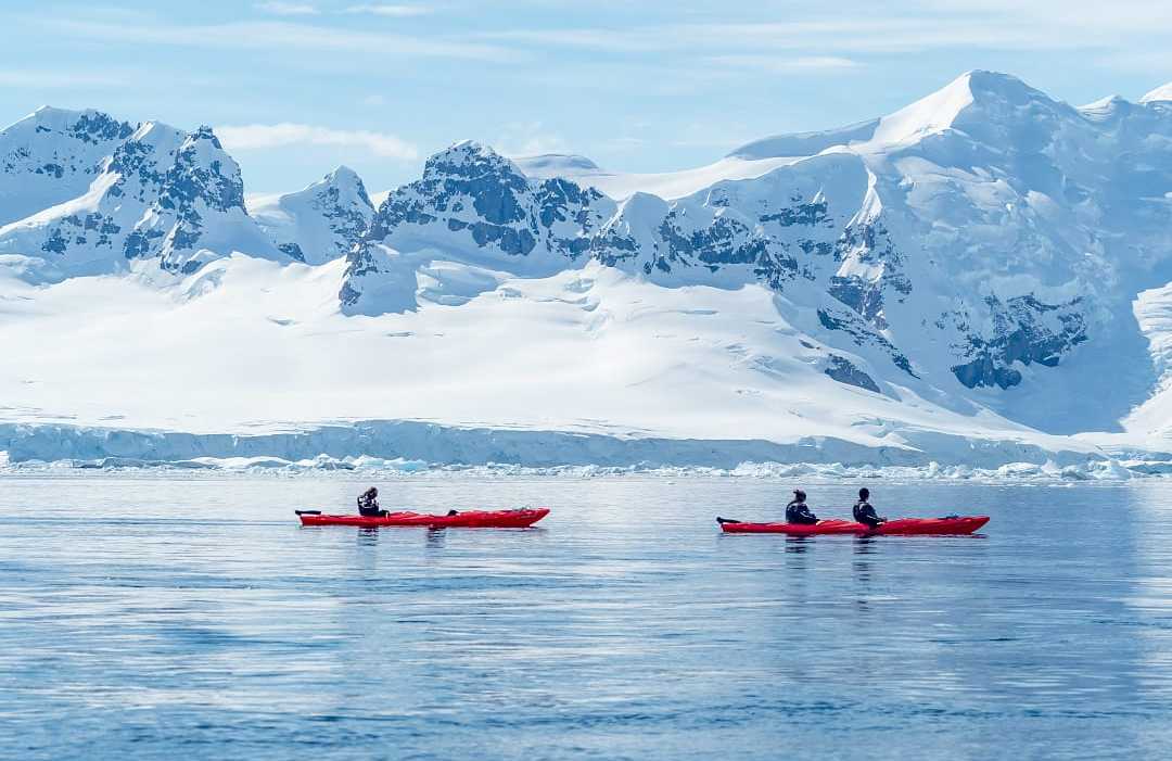 Kayaking Paradise Bay, Antarctica