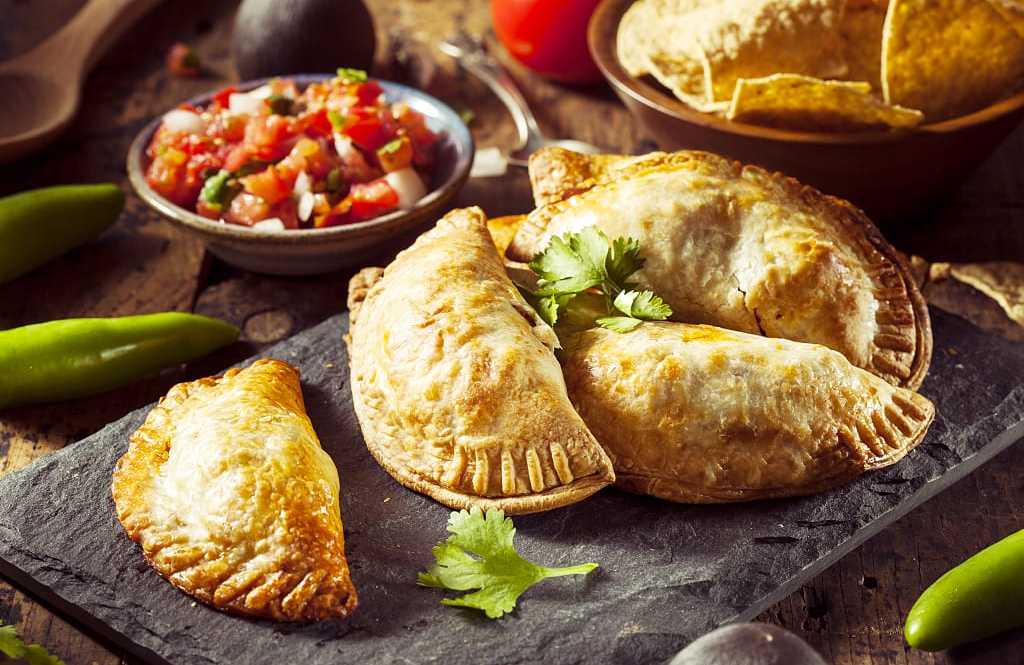Stuffed chicken empanadas