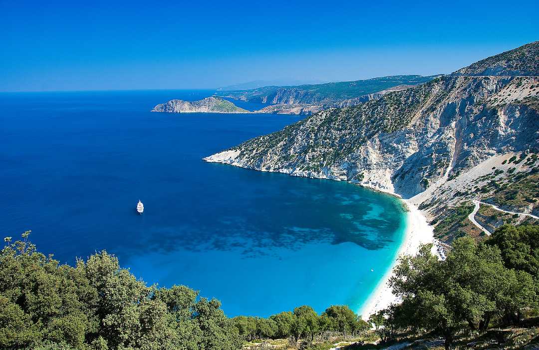 Myrtos Beach, Kefalonia, Greece