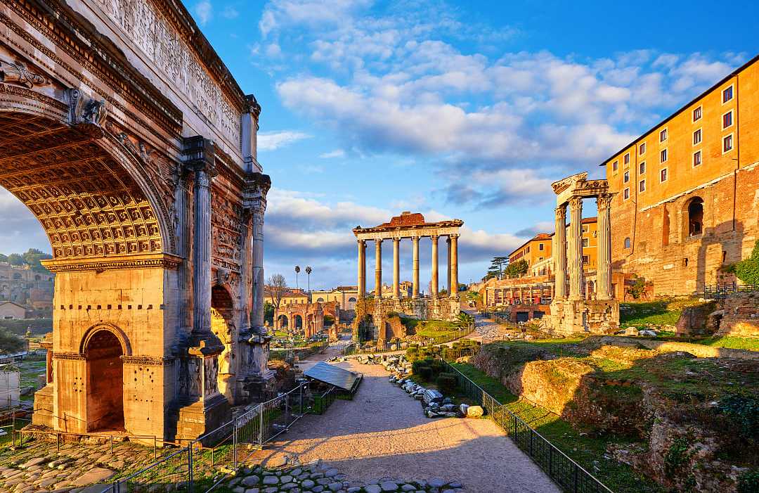 Roman Forum in Rome, Italy