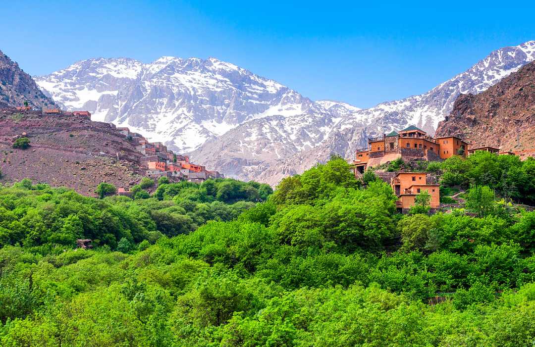 The Atlas Mountains, Morocco. The Atlas Mountains, Morocco.