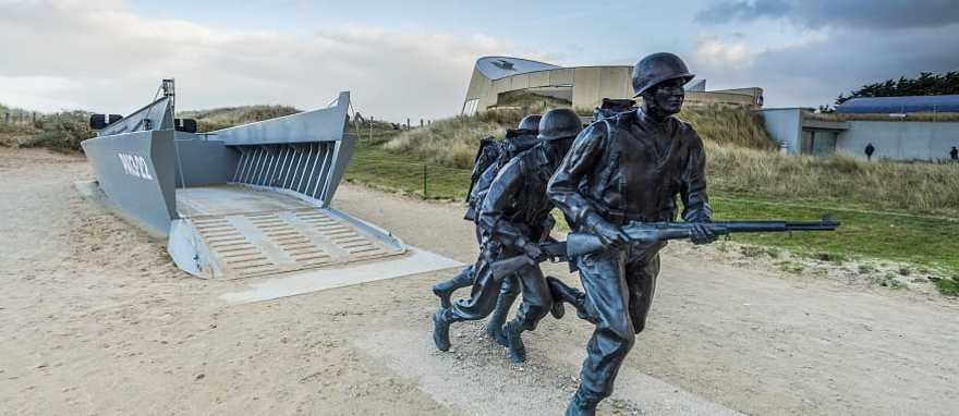 Utah Beach Memorial in Normandy, France