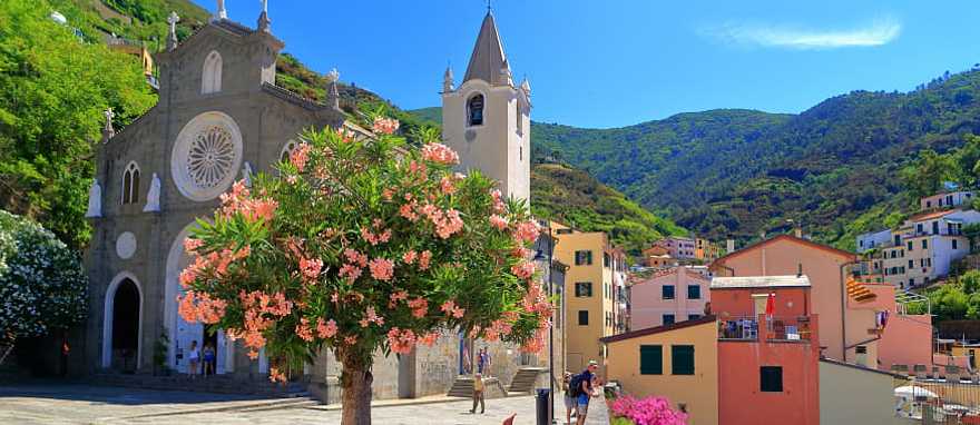Church of San Giovanni Battista in Riomaggiore, Cinque Terre, Italy
