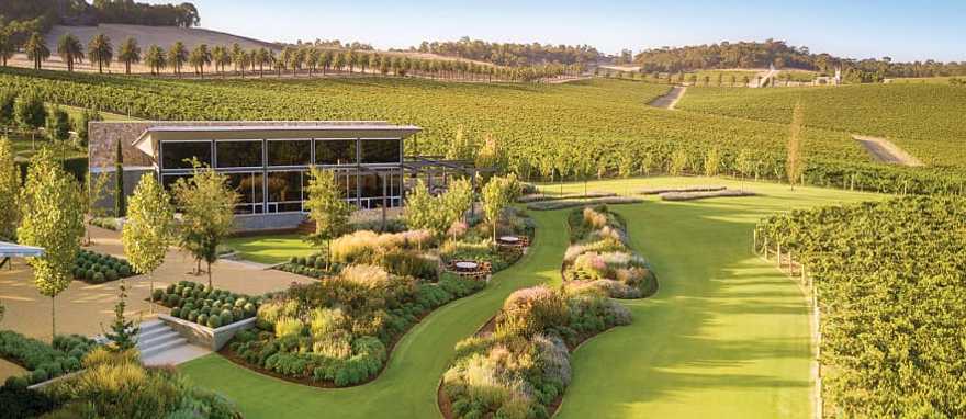 Barossa Valley Estate Vineyards. Photo courtesy of South Australia Tourism / Simon Griffiths Barossa Valley Estate vineyards in South Australia