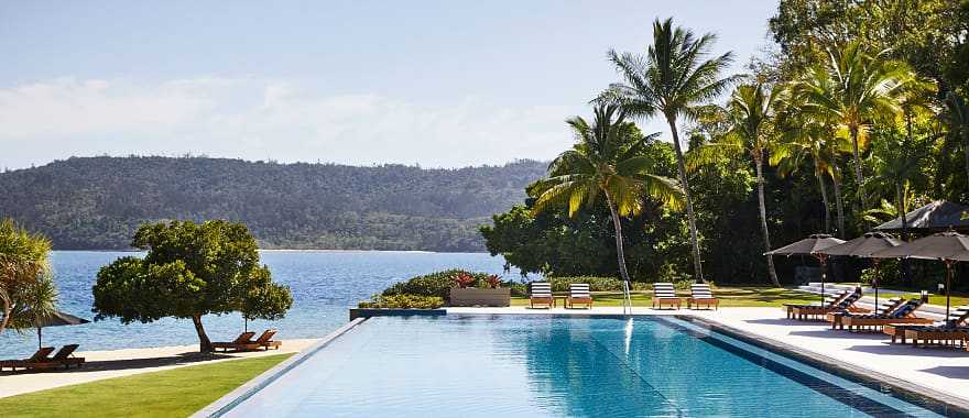 Qualia Resort Pebble Beach pool on Hamilton Island