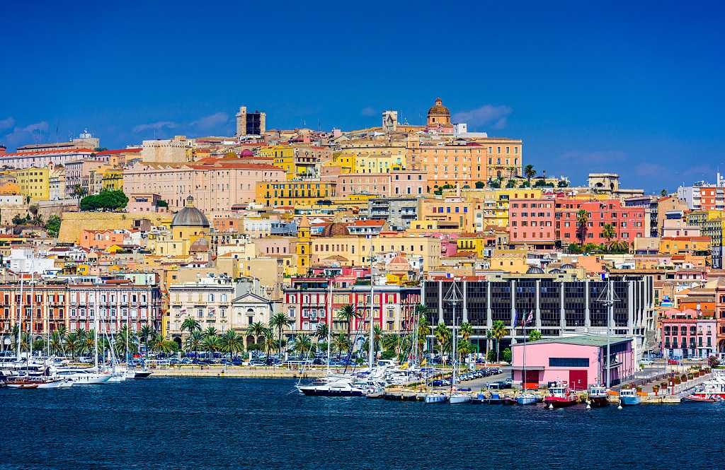 Cagliari on the island of Sardinia Cagliari on the island of Sardinia