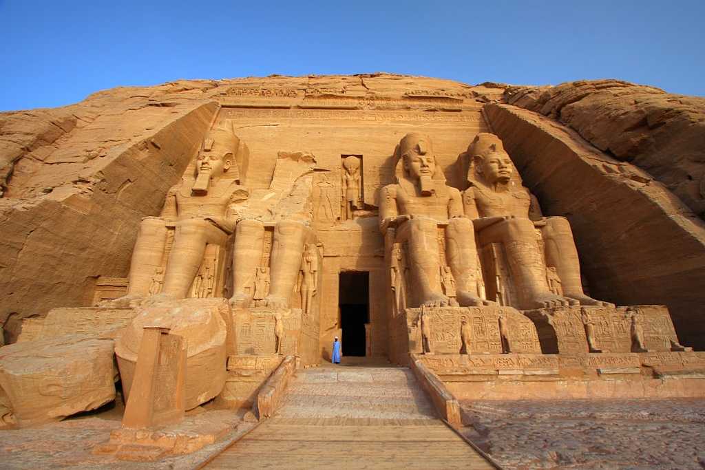 The temple of Abu Simbel in Egypt