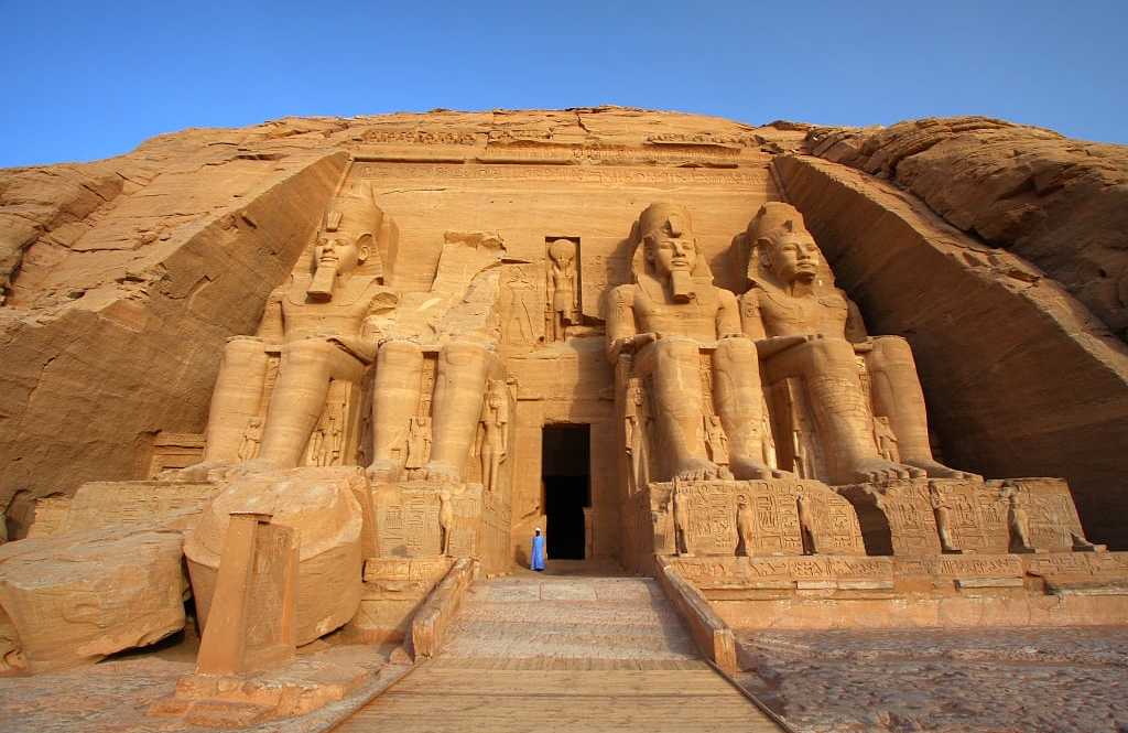 The temple of Abu Simbel in Egypt