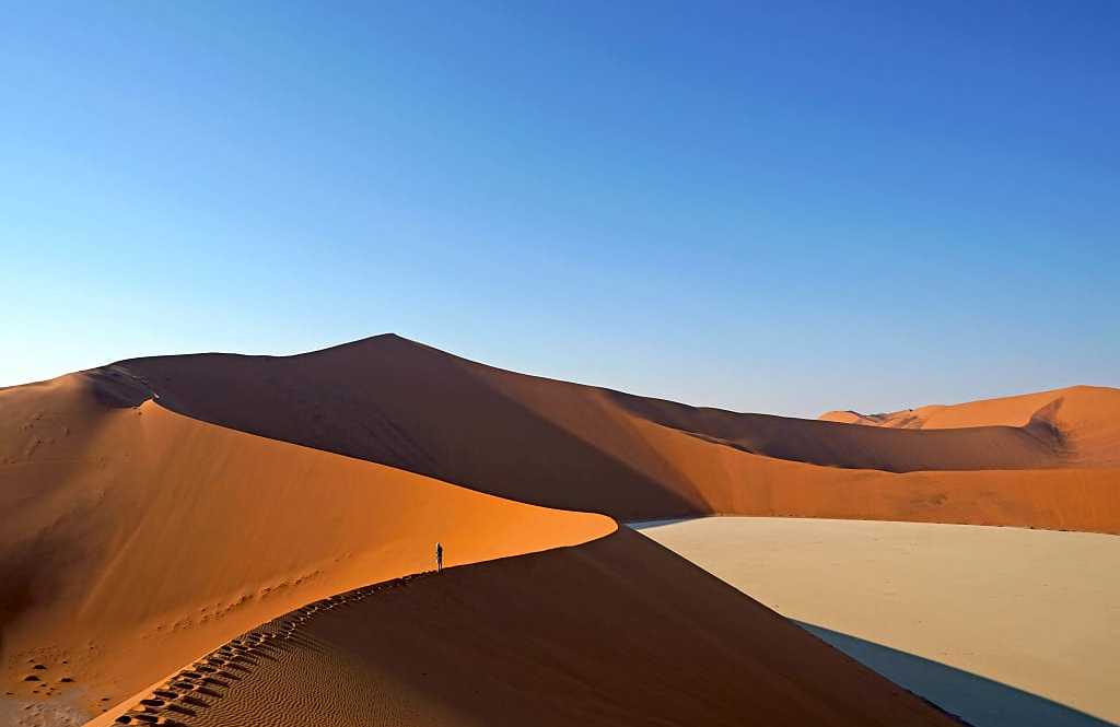 Sossusvlei in Namib-Naukluft National Park in Namibia